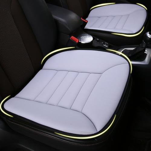 QSJKLC 2 Stück Auto Sitzkissen für Mercedes-Benz CLC W203, Komfort Memory Foam Sitzkissen, Orthopädisches Sitzkissen, Steißbein Sitzauflagen,C-Grey von QSJKLC