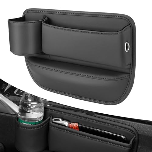 QSJKLC Aufbewahrungsbox für Autositze für Alfa Romeo 4C 8C 156 Giulietta Stelvio Spider GT Giulia, Autositz Gap Organizer Storage Box Auto Mittelkonsole, Vordersitzen Seitentasche,B-Black QSJKLC Aufbewahrungsbox für Autositze für Alfa Romeo 4C 8C 156 Giulietta Stelvio Spider GT Giulia, Autositz Gap Organizer Storage Box Auto Mittelkonsole, Vordersitzen Seitentasche,B-Black von QSJKLC