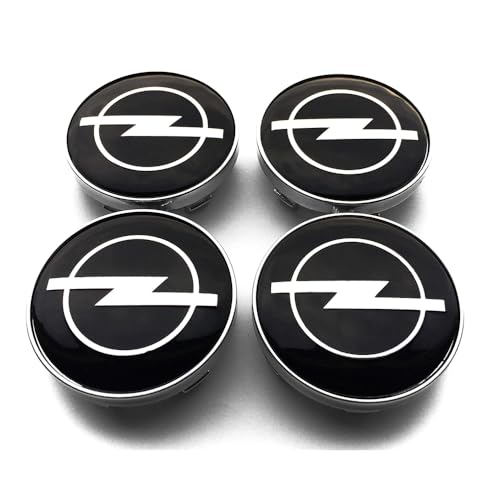 QSLLLY 4 Stück Auto Radnabenkappen für Opel 57mm,60mm,Nabendeckel Radabdeckung Radnabendeckel Wasserdicht Staubdicht langlebig Reifen Felgen Zubehör,60mm von QSLLLY