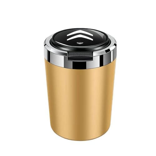 QSLLLY Autoaschenbecher für Citroen Berlingo 2015-2018,Mit Deckel Tragbarer Fahrzeug Aschenbecher Abnehmbarer Easy Clean Up Innenraum Zubehör,D-normal von QSLLLY
