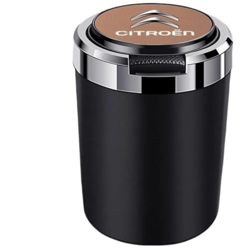 QSLLLY Autoaschenbecher für Citroen Berlingo XL,Mit Deckel Tragbarer Fahrzeug Aschenbecher Abnehmbarer Easy Clean Up Innenraum Zubehör,B-normal von QSLLLY