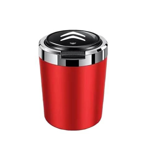 QSLLLY Autoaschenbecher für Citroen C3 2020-2023,Mit Deckel Tragbarer Fahrzeug Aschenbecher Abnehmbarer Easy Clean Up Innenraum Zubehör,B-normal von QSLLLY