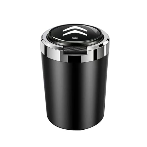 QSLLLY Autoaschenbecher für Citroen C4 Picasso 2016-2018,Mit Deckel Tragbarer Fahrzeug Aschenbecher Abnehmbarer Easy Clean Up Innenraum Zubehör,A-normal von QSLLLY