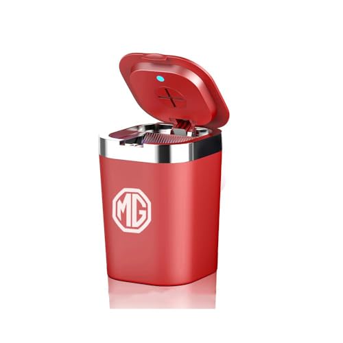 QSLLLY Autoaschenbecher für MG ONE Mulan ZS MG5/6,Mit Deckel Tragbarer Fahrzeug Aschenbecher Abnehmbarer Easy Clean Up Innenraum Zubehör,B-normal von QSLLLY