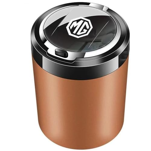 QSLLLY Autoaschenbecher für MG ZS EV EZS 2017-2022 2023 2024,Mit Deckel Tragbarer Fahrzeug Aschenbecher Abnehmbarer Easy Clean Up Innenraum Zubehör,C-normal von QSLLLY