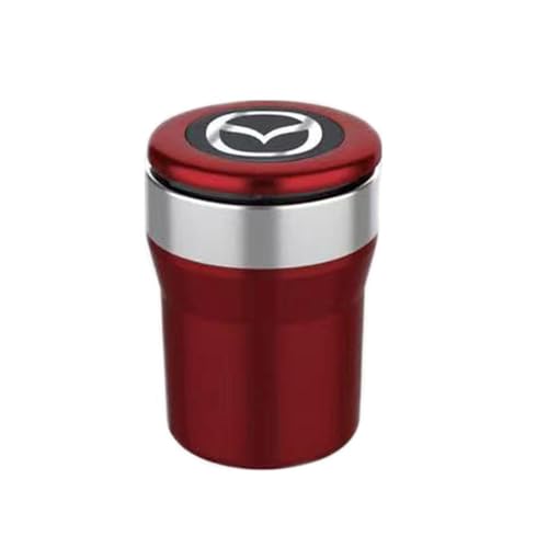 QSLLLY Autoaschenbecher für Mazda CX-30 2019 2020 2021 2022 2023,Mit Deckel Tragbarer Fahrzeug Aschenbecher Abnehmbarer Easy Clean Up Innenraum Zubehör,C-normal von QSLLLY