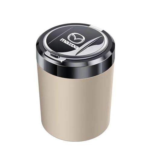 QSLLLY Autoaschenbecher für Mazda MX-30 2020-2023,Mit Deckel Tragbarer Fahrzeug Aschenbecher Abnehmbarer Easy Clean Up Innenraum Zubehör,B-normal von QSLLLY