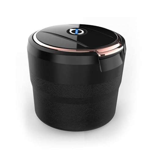 QSLLLY Autoaschenbecher für Volvo XC60 S90 XC40 S60,Mit Deckel Tragbarer Fahrzeug Aschenbecher Abnehmbarer Easy Clean Up Innenraum Zubehör,B-normal von QSLLLY