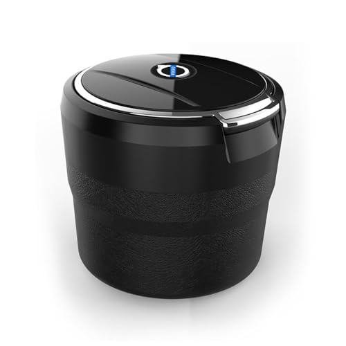 QSLLLY Autoaschenbecher für Volvo XC60 S90 XC40 S60,Mit Deckel Tragbarer Fahrzeug Aschenbecher Abnehmbarer Easy Clean Up Innenraum Zubehör,C-normal von QSLLLY