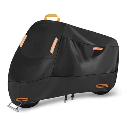 QSLLLY Motorradabdeckung für Peugeot Django 125 2015-2025,Maßgeschneidert Motorrad Schutzhülle Staubdichte Abdeckung Motorradplane Wasserdicht Beständiges Outdoor Zubehör,A von QSLLLY