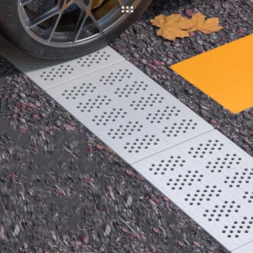 Garage Entwässerungsrinne Gitterrost Kunststoff Bodenablauf, Duschrinne Antirutsch Abflussgitter Regenrinnensiebe Für Garten Gehweg Pool Hof(W 30cm(12")) von QSPNVFB