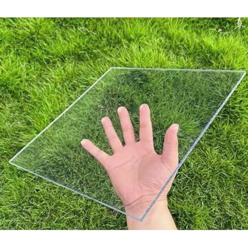 QSPNVFB 50cm Braun Glasplatte Runde Tischplatte Glasscheibe, Großer Gehärtetem Glas Für Esstisch, Servierteller Runde Glass Panel Table Top Schwarz(Brown,70cm(28inch)) von QSPNVFB