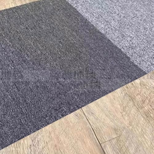 QSPNVFB Teppichkantenleiste PVC Selbstklebend Teppich Bodenübergangsstreifen, Abschlussprofil Kanten Trim Übergangsprofil Mit Höhenausgleich(Black,6m(19.7ft)) von QSPNVFB