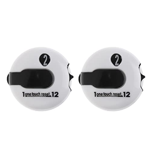 QSTDGVPW 3er Pack Clips Zur Golf Score Verfolgung, Weiß von QSTDGVPW