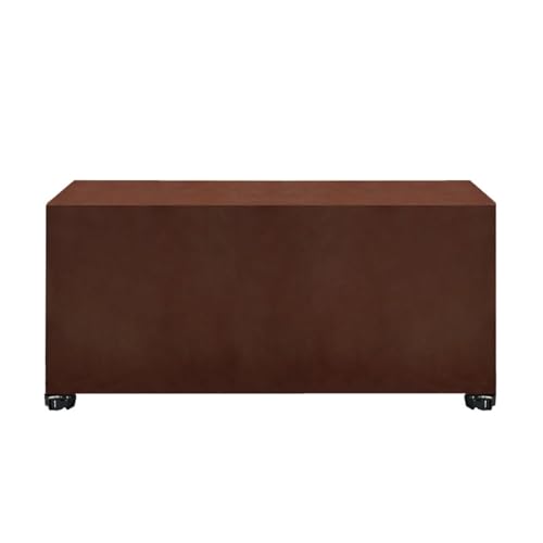 QSTGX GartenmöBelabdeckung Abdeckung für Außentisch Wasserdicht Rechteckig 420D Abdeckung für Gartentisch Wind- und staubdicht, UV-beständig Abdeckung für Terrassen-Sofa und Tisch(100X100X140cm) von QSTGX