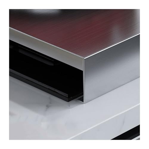 QSTGX Gasherd Abdeckung Edelstahl Herdabdeckplatte Große Gasherdabdeckung mit Griff für Arbeitsfläche, Spülbecken, Wohnmobil und Elektro-/Gasherde(B-1.5 MM,48x35x9cm) von QSTGX