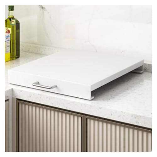 QSTGX Gasherd Abdeckung Edelstahl Herdplattenabdeckung FüR Elektroherd Fleckenabweisend Leicht zu reinigen Multifunktionales Aufbewahrungsregal(C,35x45x7 cm) von QSTGX