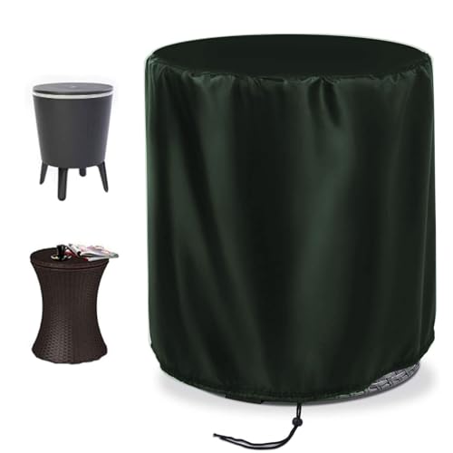 QSTGX StaubschutzhüLle füR GartenmöBel Abdeckplane füR GartenmöBel Allwetterschutz Allzweck für runde Gartentische und Stühle(C,61X72CM) von QSTGX