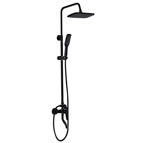 Hochdruck -Niederschlags -Duschkopf und Handheld -Duschkombination, hohe Flussbaddusche mit Höhe/Winkel Verstellbarer Verlängerungsarm Hochdruck -Niederschlags -Duschkopf und Handheld -Duschkombination, hohe Flussbaddusche mit Höhe/Winkel Verstellbarer Verlängerungsarm von QSYJCCXD
