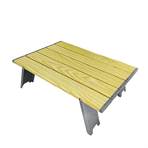QSYJCCXD Faltbarer Picknicktisch Camping Tragbarer Faltbarer Tisch für Outdoor -Picknick -Grill -Touren Tischgeschirr Ultra leichte Klappbettschalter Outdoor Camping Table von QSYJCCXD