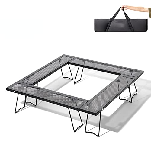 QSYJCCXD Garden Nature Wandercampingtisch, multifunktionaler Klapptisch Outdoor Picknick tragbarer Eisen -Touristentisch Campingzubehör, für BBQ, Picknick, Wandern QSYJCCXD Garden Nature Wandercampingtisch, multifunktionaler Klapptisch Outdoor Picknick tragbarer Eisen -Touristentisch Campingzubehör, für BBQ, Picknick, Wandern von QSYJCCXD