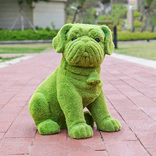 QSYJCCXD Garten Versperrte Kaninchenstatue-Dekor-Oster Moos Bunny Figuren Ornament, künstliches Rasen Tier, grüne Umwelt wasserdichte FRP, für Patio Lawn Yard, K. von QSYJCCXD
