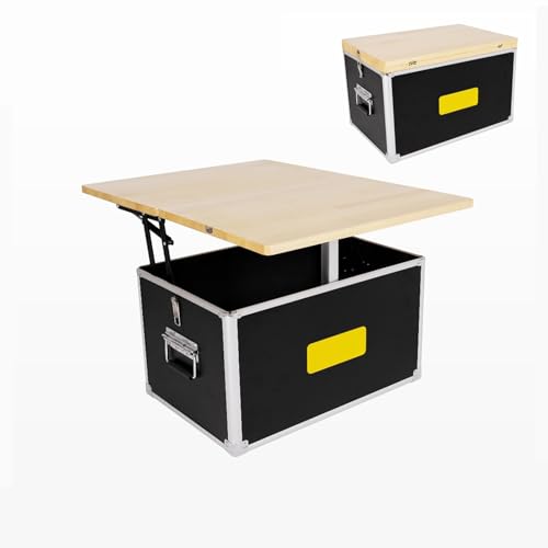 QSYJCCXD Tragbarer Tisch Camping Klappbares Camp Küchentisch Campingbox 55L Kapazität Camping Table mit Aufbewahrung für Picknick -Strand -Campingreisen, Kiefern QSYJCCXD Tragbarer Tisch Camping Klappbares Camp Küchentisch Campingbox 55L Kapazität Camping Table mit Aufbewahrung für Picknick -Strand -Campingreisen, Kiefern von QSYJCCXD