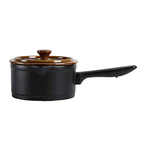 Quart Ceramic -Nicht -Stick -Topf mit Deckel, nicht giftigem Nicht -Stick -Topf mit Deckel und Spülmaschinensicherer Keramik -Topf (Farbe: a) (a) von QSYJCCXD