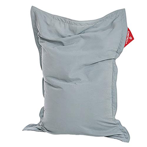 QSack Kindersitzsack Indy, mit Sitzsack Innenhülle, schadstoffgeprüfte EPS Toxproof Mikroperlen, 100x140 cm Sitzsack für Kinder, Neu (blaugrau) von "Univok"