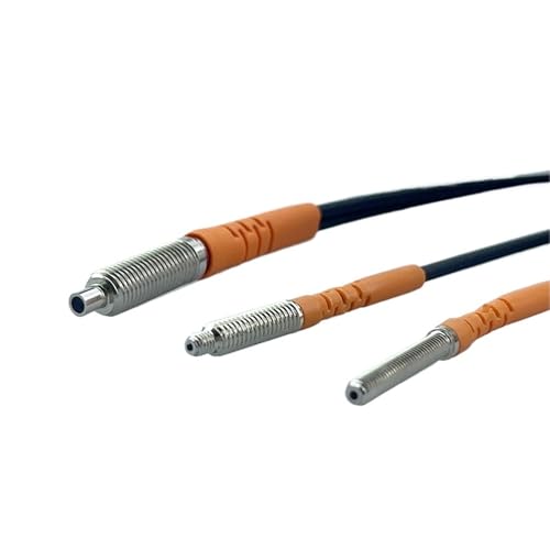 1PCS Fiber Optic Sensor Sonde Diffuse Reflexion M3 M4 M6 1-2M Kabel Koaxial Nicht-koaxial fotoelektrische Optische Näherungsschalter(GF1-W81 and GX3-F1) von QTAZMJPB
