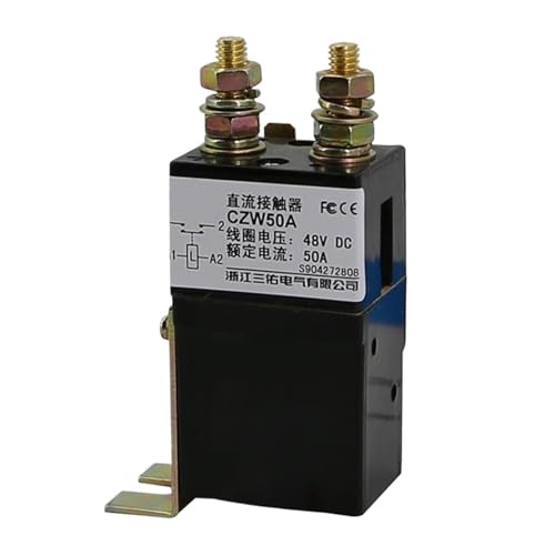 1PCS Schütz CZW50A ZJW50A Power Relais 12V 24V 36V 48V 60V 72V 96V for Auto Elektrische Gabelstapler Lkw Schiffe Batterie(Coli voltage 12VDC) von QTAZMJPB