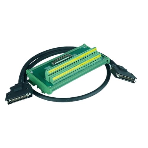 HL-SCSI-50P SCSI50 50-polige Relaisklemmen-Adapterplatine for Yaskawa/Delta/Panasonic/Mitsubishi Servo CN1 ASD-BM-50A for A2/AB (Color : SCSI50P 1m cable) von QTAZMJPB