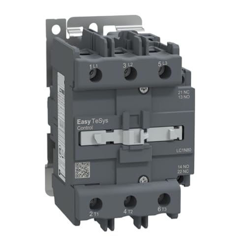 LC1N AC-Schütz 3-polig 80A LC1N80M5N LC1N80Q5N Steuerspulenspannung 220VAC 380VAC(LC1N80M5N 220VAC) von QTAZMJPB