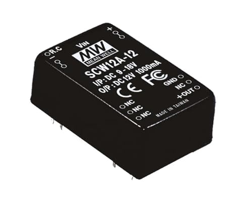 QTAZMJPB 1PCS SCW12 Serie 5V 12V 15V 12W SMD DC-DC Geregelter Einzelausgangskonverter Integrierter EMI-Fliter(SCW12C-12) von QTAZMJPB