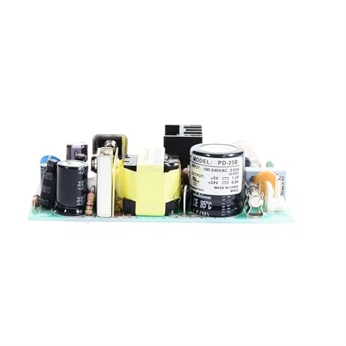 QTAZMJPB PD-25B 25W 5V 24V Schaltnetzteil mit doppeltem Ausgang 110V/220V AC zu 5V 24V DC 1,2A 0,8A Typ PCB Offener Rahmen SMPS von QTAZMJPB