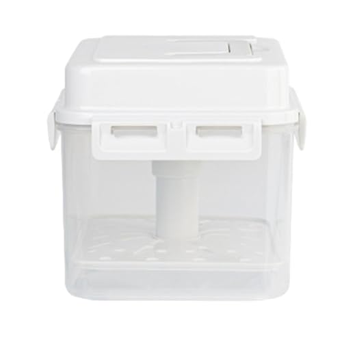-Behälter – 5 l Gärbehälter mit luftdichtem Deckel | Transparente Einlegbox | Preserving Box | Press Fermentation Vorratsbehälter erhält frischen Geschmack von QTFYE