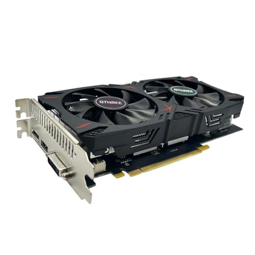 QTHREE GTX 960 4GB GDDR5 Grafikkarte, 128 Bit, HDMI DVI DP, Desktop Gaming Grafikkarte für PC, Computer GPU, PCI Express x16, DirectX 12, 6 PIN Zusätzlicher Stromanschluss QTHREE GTX 960 4GB GDDR5 Grafikkarte, 128 Bit, HDMI DVI DP, Desktop Gaming Grafikkarte für PC, Computer GPU, PCI Express x16, DirectX 12, 6 PIN Zusätzlicher Stromanschluss von QTHREE