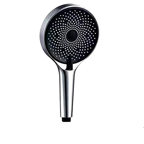 3 Mode Duschkopf mit 13 cm Tafel Flüssiges Silikonauslassloch Hochdruck Wasser spart einstellbares Badezimmerzubehör, Silber -Set 3 Mode Duschkopf mit 13 cm Tafel Flüssiges Silikonauslassloch Hochdruck Wasser spart einstellbares Badezimmerzubehör, Silber -Set von QTYQWC