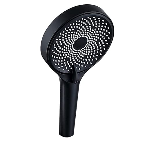 3 Mode Duschkopf mit 13 cm Tafel Flüssiges Silikonauslassloch Hochdruck Wasser spart einstellbares Badezimmerzubehör, Silber -Set 3 Mode Duschkopf mit 13 cm Tafel Flüssiges Silikonauslassloch Hochdruck Wasser spart einstellbares Badezimmerzubehör, Silber -Set von QTYQWC