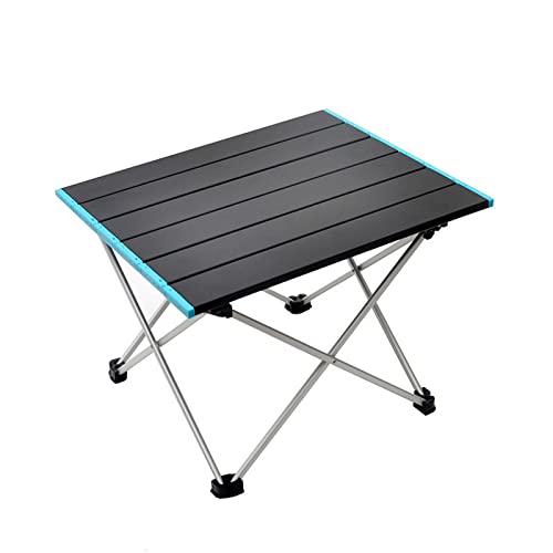 Camptisch tragbare Klappkampagentisch Faltbare Outdoor -Dinner Schreibtisch Hochstärke Aluminiumlegierung für Gartenparty -Picknick (Farbe: Größe M) (Größe L von QTYQWC