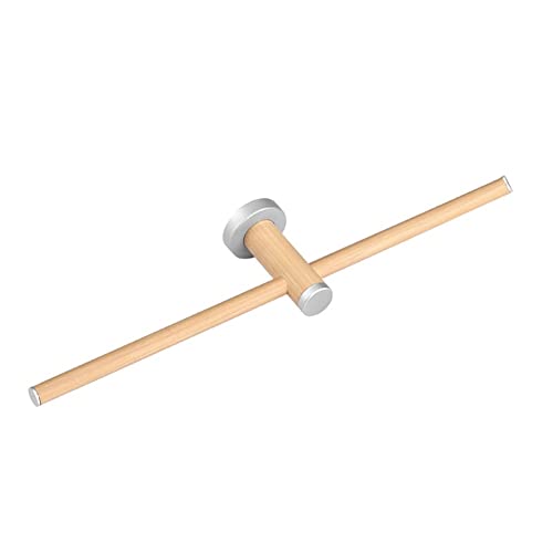 Handtuchschiene Badezimmer Doppelhandtuchregale, Wandmontage Badezimmer Holzhandtuchschiene, leichte Messing Farbhardware-Schiene Handtuch Handtuchständer/n der Neue Handtuchschiene Badezimmer Doppelhandtuchregale, Wandmontage Badezimmer Holzhandtuchschiene, leichte Messing Farbhardware-Schiene Handtuch Handtuchständer/n der Neue von QTYQWC