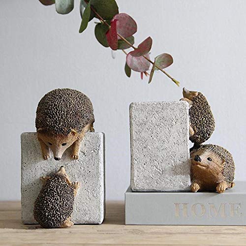 Kreatives Hedgehog -Modellieren Harzbuchbuch Magazin Regal Wohnzimmer TV von QTYQWC