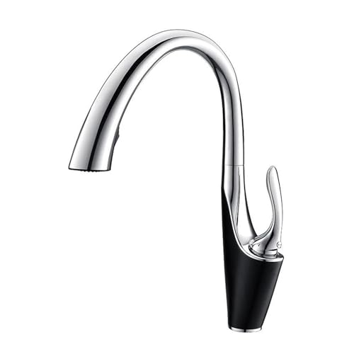 Moderner Küchenspüle Wasserhahn mit Ausziehen Sprühgerät Heiße und Kaltmischer Taps für Sockelmontage Badezimmer Eitelkeit Moderner Küchenspüle Wasserhahn mit Ausziehen Sprühgerät Heiße und Kaltmischer Taps für Sockelmontage Badezimmer Eitelkeit von QTYQWC