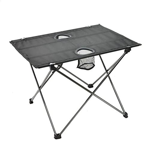 QTYQWC Camptisch Alle Aluminiumlegierung Klapptische und Stühle im Freien Picknicktisch Set Ultra-Light Casual Barbecue Camping Table tragbar (Farbe: 4) (2) von QTYQWC