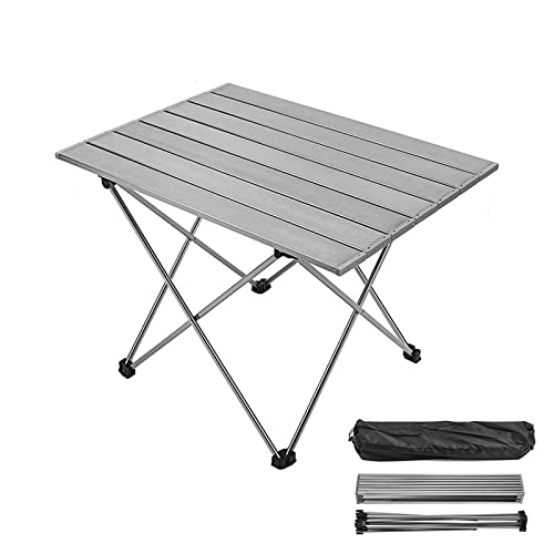 QTYQWC Camptisch tragbarer Tisch Klappertisch Schreibtisch Falten Sie Wanderung Wanderung im Freien Garten Picknicktisch Al Alloy Ultra-Licht von QTYQWC