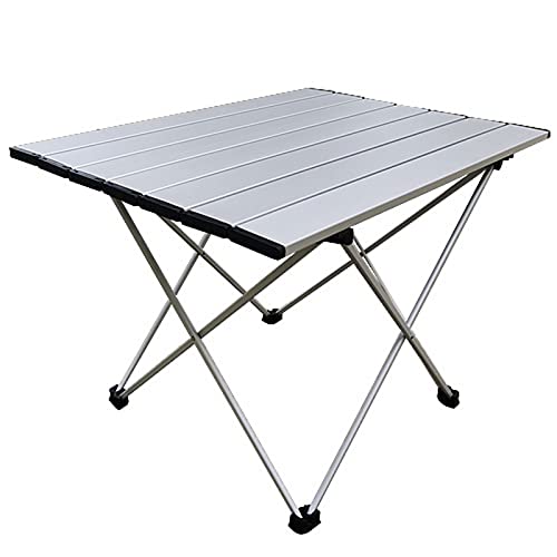 QTYQWC Tragbarer Aluminiumlegierung Klapptisch für FA y Party Picknick Grillen BBQ Leichtes und faltbares Tisch im Freien im Freien von QTYQWC