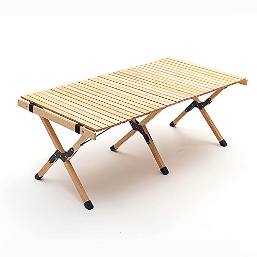 QTYQWC Tragbarer Klapptisch für Catering und Picknick -Roll -up -Tischplatte für Innenhofcamping und Barbecue 60x90x43 cm Stütze bis zu 30 kg gelbe Farbe QTYQWC Tragbarer Klapptisch für Catering und Picknick -Roll -up -Tischplatte für Innenhofcamping und Barbecue 60x90x43 cm Stütze bis zu 30 kg gelbe Farbe von QTYQWC