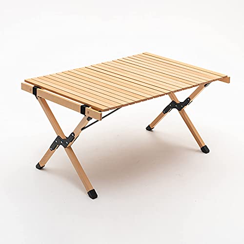 QTYQWC Tragbarer Klapptisch für Catering und Picknick -Roll -up -Tischplatte für Innenhofcamping und Barbecue 60x90x43 cm Stütze bis zu 30 kg gelbe Farbe QTYQWC Tragbarer Klapptisch für Catering und Picknick -Roll -up -Tischplatte für Innenhofcamping und Barbecue 60x90x43 cm Stütze bis zu 30 kg gelbe Farbe von QTYQWC