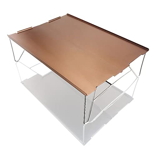 QTYQWC Ultraleicher tragbarer Aluminium -Legierungspicknick -Klapptisch für Camping -Mini -Esstisch im Freien QTYQWC Ultraleicher tragbarer Aluminium -Legierungspicknick -Klapptisch für Camping -Mini -Esstisch im Freien von QTYQWC