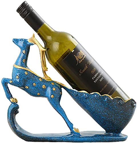QTYQWC Weinregal Weinhalter Weinflaschenhalter Aufbewahrung Weinregal, Tabletop Single Wine Accessoire Flaschenhalter, robuste Skulptur Weinflaschenhalter Ornament, Gold Storage Home Decor QTYQWC Weinregal Weinhalter Weinflaschenhalter Aufbewahrung Weinregal, Tabletop Single Wine Accessoire Flaschenhalter, robuste Skulptur Weinflaschenhalter Ornament, Gold Storage Home Decor von QTYQWC
